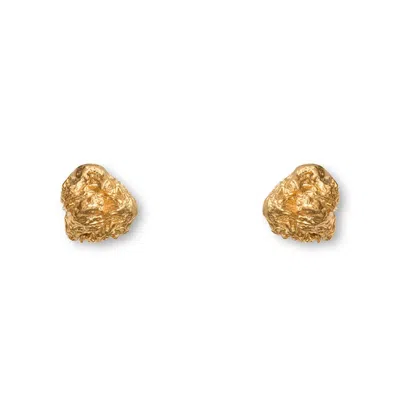 Eva Remenyi Women's Archaic Stud Earrings 14k Gold