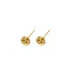 Eva Remenyi Women's Archaic Stud Earrings Gold In Gold