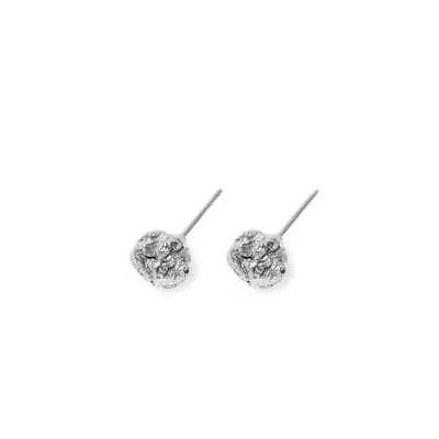 Eva Remenyi Women's Archaic Stud Earrings Silver
