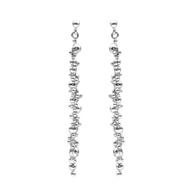 Eva Remenyi Women's Céleste Deux Earrings Silver
