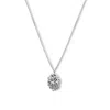 Eva Remenyi Women's Céleste Deux Oval Necklace Silver In Metallic