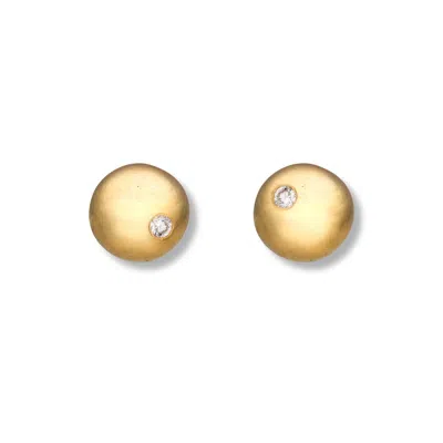 Eva Remenyi Women's Diamond Bubble Earrings 14 Ct Gold