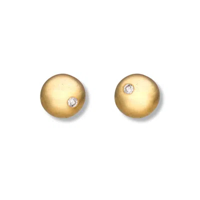 Eva Remenyi Women's Diamond Bubble Earrings 14k Gold