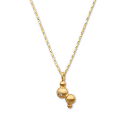 Eva Remenyi Women's Diamond Bubble Necklace 14 Ct Gold
