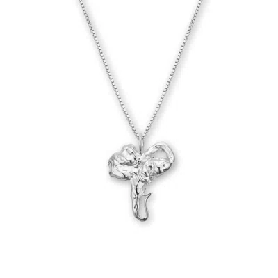 Eva Remenyi Women's Euphoria Elephant Necklace Silver In Metallic