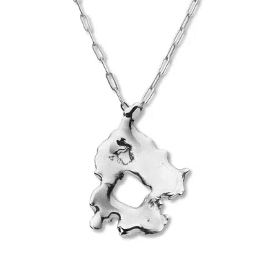 Eva Remenyi Women's Euphoria Universe Necklace Silver In White