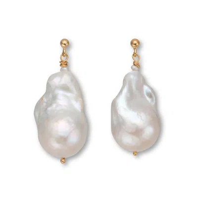 Eva Remenyi Women's Giséle Baroque Pearl Earrings Gold