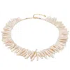 Eva Remenyi Women's Gold Ariel Freshwater Pearl Statement Necklace In Gold