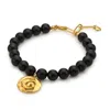 Eva Remenyi Women's Gold / Black Origin Onyx Bracelet