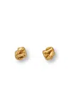 Eva Remenyi Women's Golden Knot Mini Earrings 14k Gold In Gold