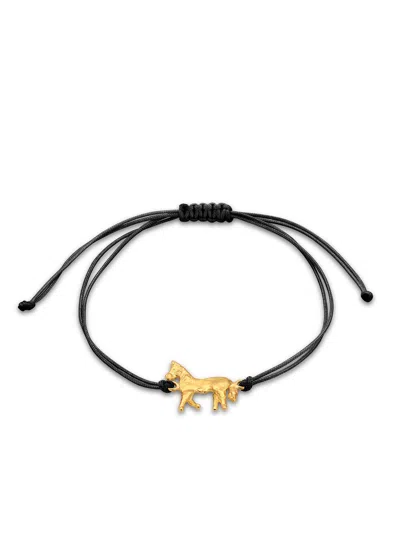 Eva Remenyi Women's Horse Bracelet Gold - Black In Multi