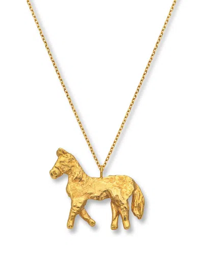 Eva Remenyi Women's Horse Necklace Gold