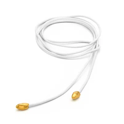 Eva Remenyi Women's Origin Bow White Necklace Gold