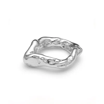 Eva Remenyi Women's Talisman Flow Ring Silver