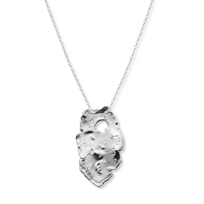 Eva Remenyi Women's Talisman Full Moon Necklace Silver