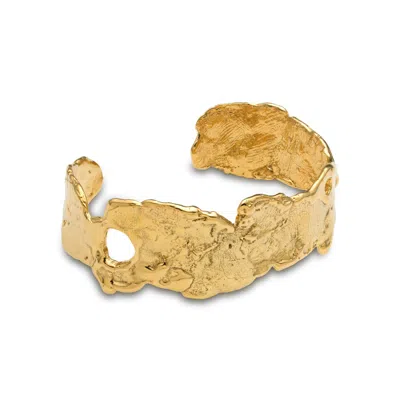 Eva Remenyi Talisman Moon Bracelet In Gold