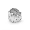 Eva Remenyi Women's Talisman Moon Ring Silver In Metallic
