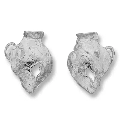Eva Remenyi Women's Vacation Amphora Earrings Silver