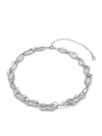 Eva Remenyi Women's Vacation Chain Choker Necklace Silver