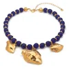 EVA REMENYI WOMEN'S VACATION DEEP BLUE NECKLACE