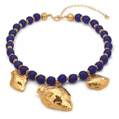 EVA REMENYI WOMEN'S VACATION DEEP BLUE NECKLACE