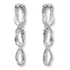 Eva Remenyi Women's Vacation Long Chain Earrings Silver In Metallic