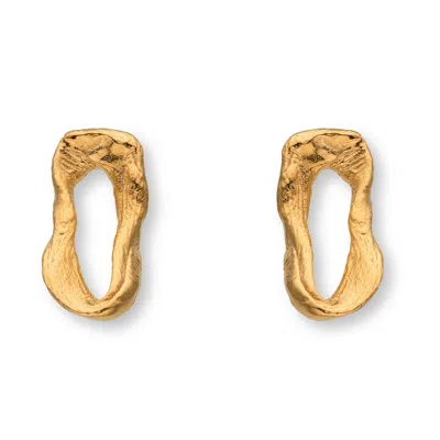 Eva Remenyi Vacation Small Chain Earrings Gold