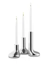 Eva Solo Mellow Stainless-steel Candle Holders Set In Metallic