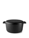 Eva Solo Two-handles Pot (6l) In Black