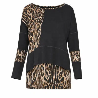 Eva Varro Women's  Matrix Top With Cami In Black