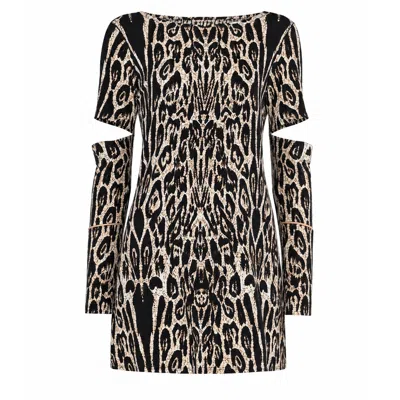Eva Varro Women's  Part Split Long Sleeve Tunic In Black