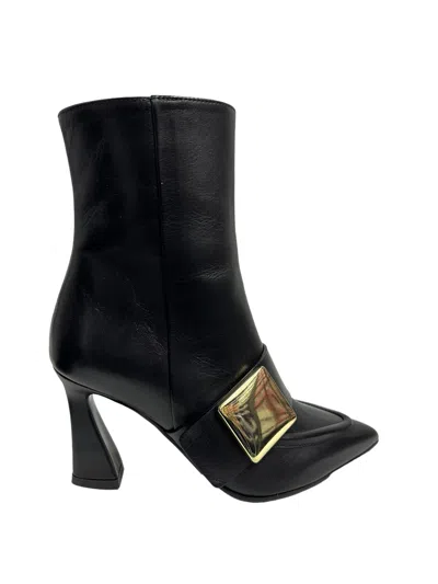 Evaluna - Black Leather Boot Art.1770 (5030) 1770 Nero