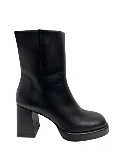 Evaluna - Black Leather Boot Art.9804 (5013) 9804 Nero