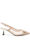 Evaluna 60mm Leather Pumps