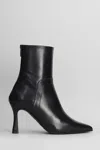 Evaluna 90mm Pointed-toe Flared-heel Boots In Black