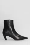 Evaluna High Heels Ankle Boots In Black