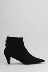 Evaluna 65mm Leather Ankle Boots In Black