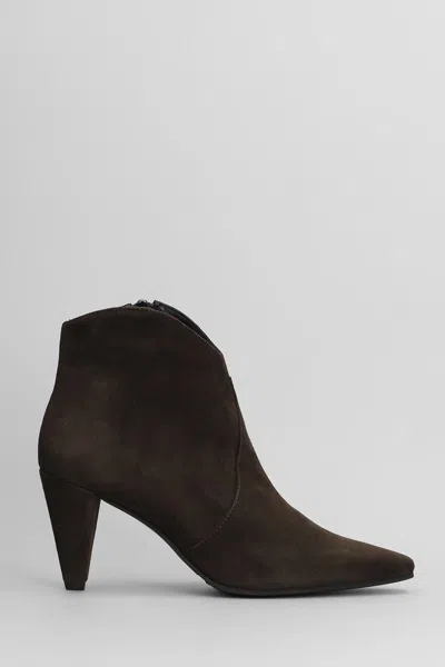 EVALUNA EVALUNA HIGH HEELS ANKLE BOOTS