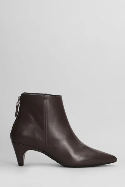 Evaluna High Heels Ankle Boots In Brown