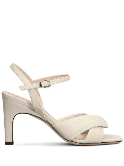 Evaluna Leather Sandals In Nude