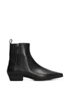 POINTED-TOE ANKLE BOOTS