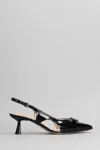 Evaluna 60mm Leather Pumps In Black