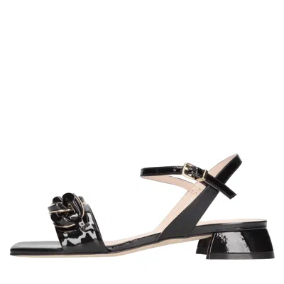 Evaluna Sandals Black In Nero Scuri