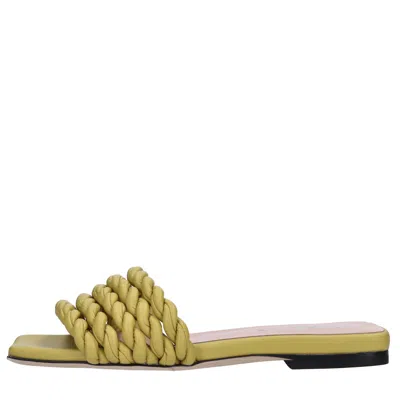 Evaluna Sandals Green In Verde Blu E Verdi