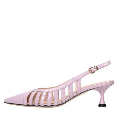 Evaluna With Heel Lilac In Lilla Pastello