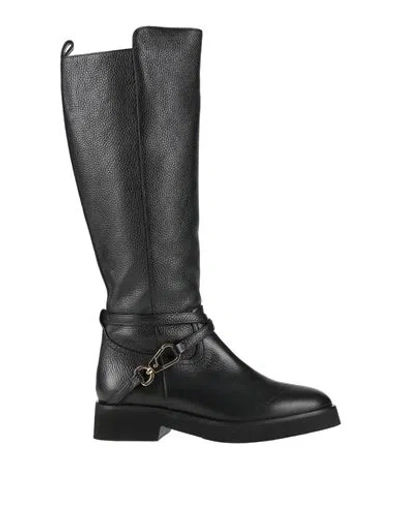 Evaluna Woman Boot Black Size 6 Leather
