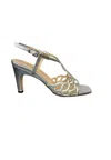 Evaluna Woman  Sandals With Heel In Silver