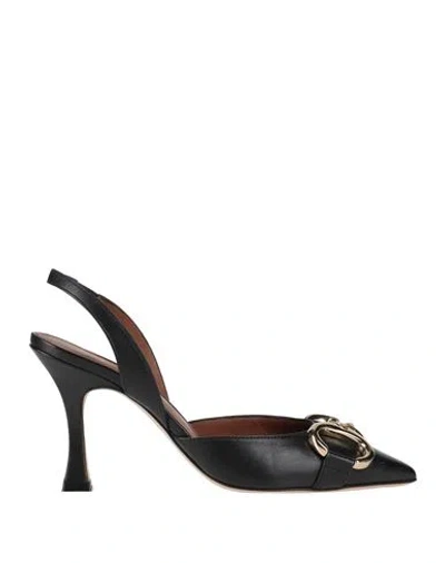 Evaluna Woman Pumps Black Size 5 Leather