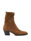Evaluna Zip-fastening Boots In Brown