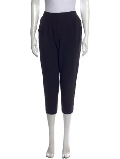 Pre-owned Evam Eva Straight Leg Pants In Blue